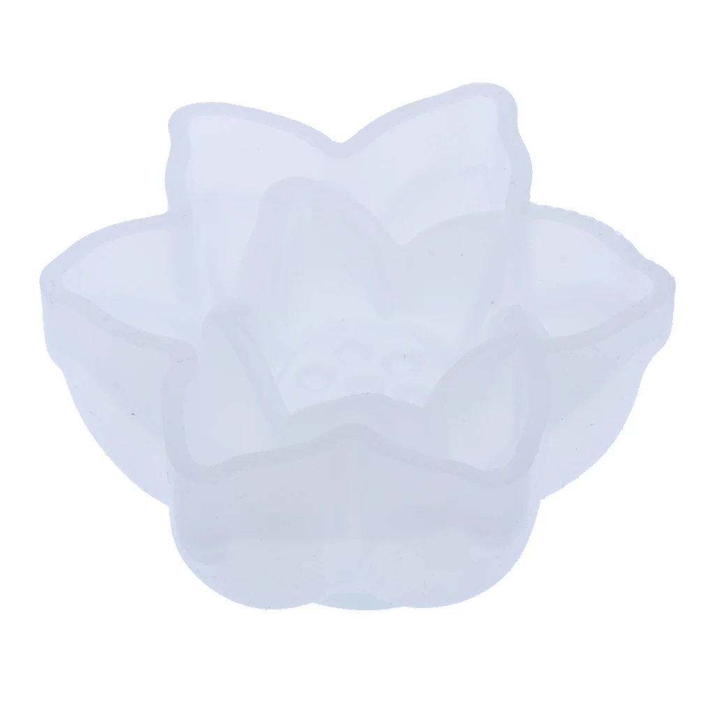 DIY 3D Lotus Flower Silicone Mold Fondant Cake Decorating Chocolate Sugarcraft Mould Resin Jewelry Making Ornament Craft Molds