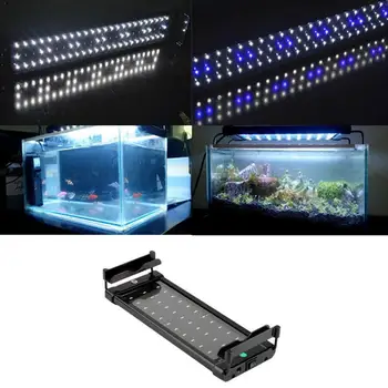 

30/45/60/90/120cm LED Waterproof Aquarium Light Full plug Tank Plant UK Marine Spectrum Fish For Freshwater Lamp Underwater W6K4