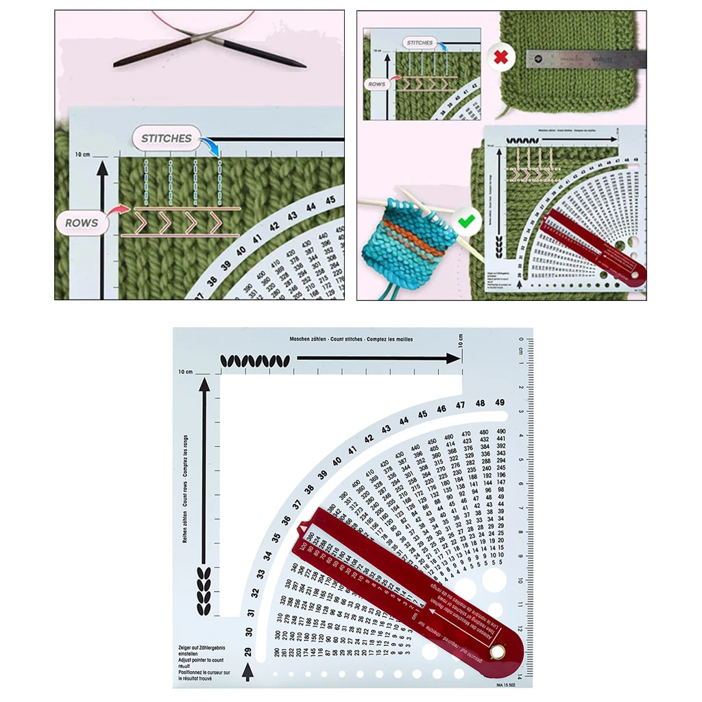 Practical Knitting Calculator and Counting Frame for Sweater Knitting Stitch Calculator Crafts DIY Enthusiast