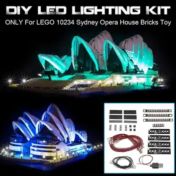 

DIY LED Kit Sydney Opera House Compatible For 10234 Building Blocks Bricks Birthday christmas gifts toys Lighting Kit