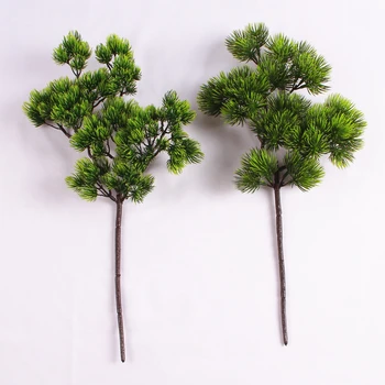 

Artificial plant small pine tree mini Christmas tree simulation pine branches leaves bonsai accessories floral decorative plants
