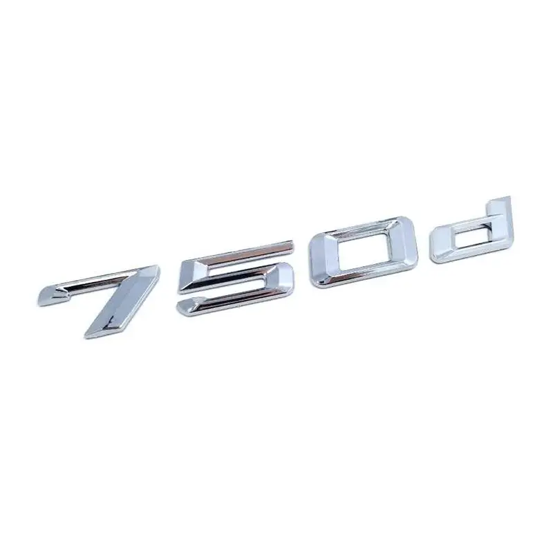 20 шт./лот 750d эмблемы Авто Стикеры 3d наклейки для автомобилей