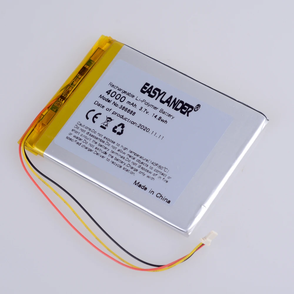 Bateria Universal Li-ion para Tablet pc Thread 386888 3.7v 4000mah 357090 E-book Onyx Boox Darwin 3 - Image 3