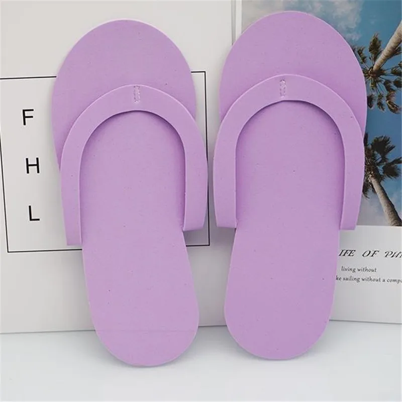 12PCS Random Color Disposable Foam Slippers Pedicure Slippper For Salon Spa  Pedicure Foot Flip Flop Slippers Wholesale 2# - купить по выгодной цене |  AliExpress