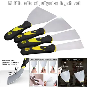 

Putty Shovel Metal Scraper Putty Knife Scraper for Drywall Putty Decals Wallpaper Baking Spackling Patching JS23