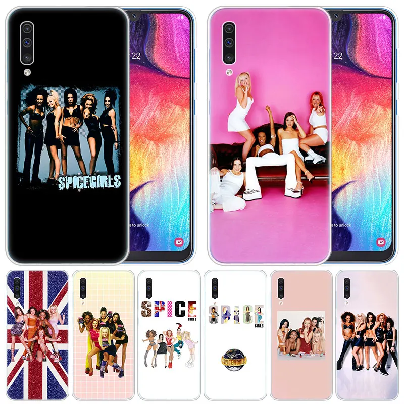 

luxury Silicone Case Sexy Spice Girls for Samsung Galaxy A50 A70 A80 A40 A30 A20 A10 A20E A2 CORE A9 A8 A7 A6 Plus 2018 Cover
