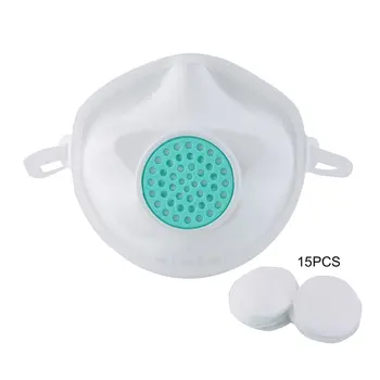 

Silicone masks dust filter masks practical wear-resistant masks portable masks safety mask with 15 filters