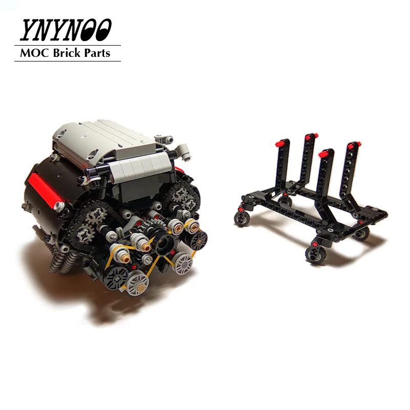 Lego Technic V8 Engine Kit | Bricks Model Parts | Cylinder Engine - 871pcs - Aliexpress