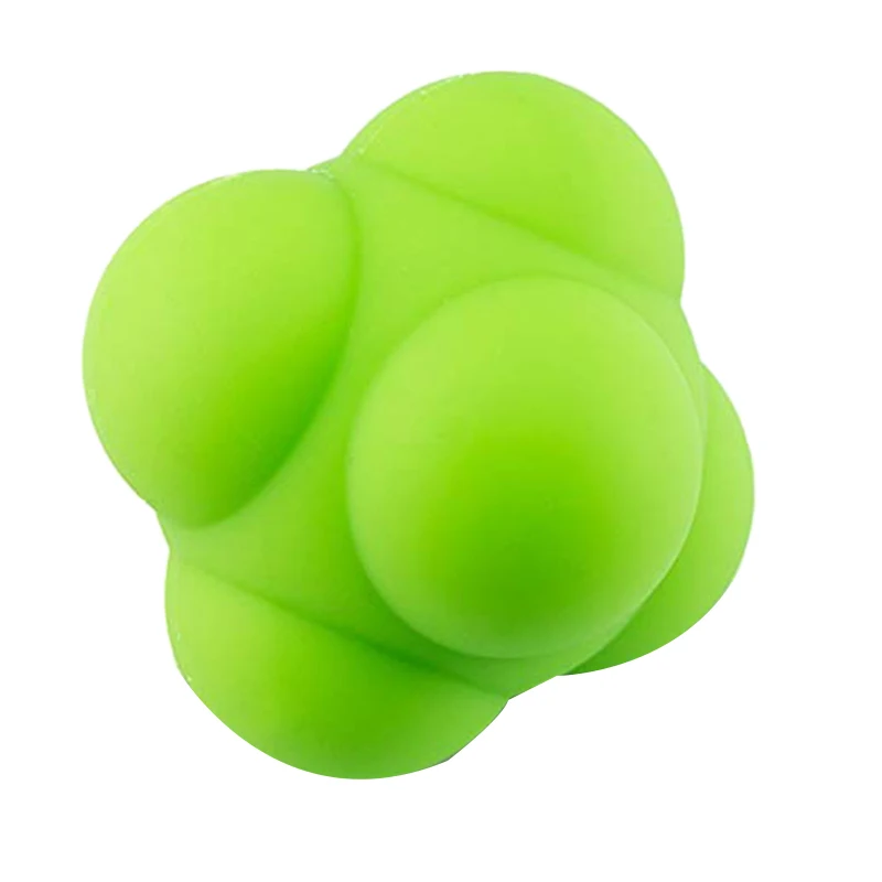 

Silicone Hexagonal Reaction Ball Trigger Point Therapy Massage Reaction Ball Speed Agility Training Palm Massage Ball Change Bal