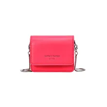 Неоновые зеленые желтые Розовые Мини кожаные сумки через плечо для женщин, дамские сумки для путешествий, сумки на цепочке, сумка через плечо# YL5