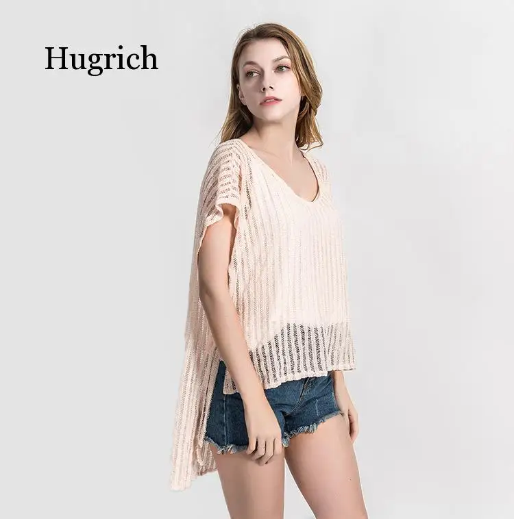 Spring Summer and Autumn New Solid Color Lace Cut Out Sunscreen Beach Bikini Sunscreen Cover Up Swimsuit
