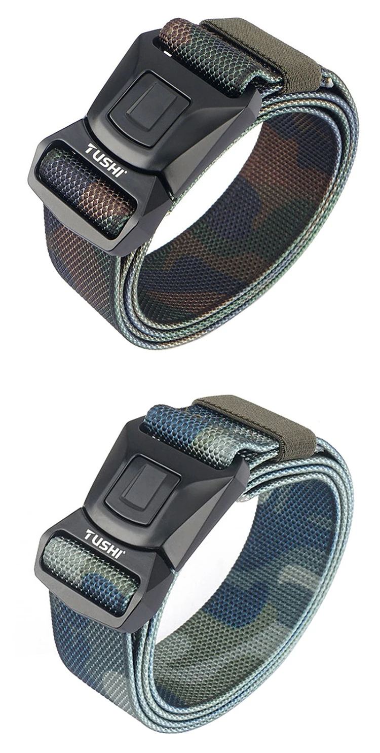 Vatlty Camo militärischen taktischen Gürtel für Männer starke echte Nylon Anti-Rost-Legierung Schnalle Schnell verschluss Outdoor-Gürtel Jeans Bund – Detail 8