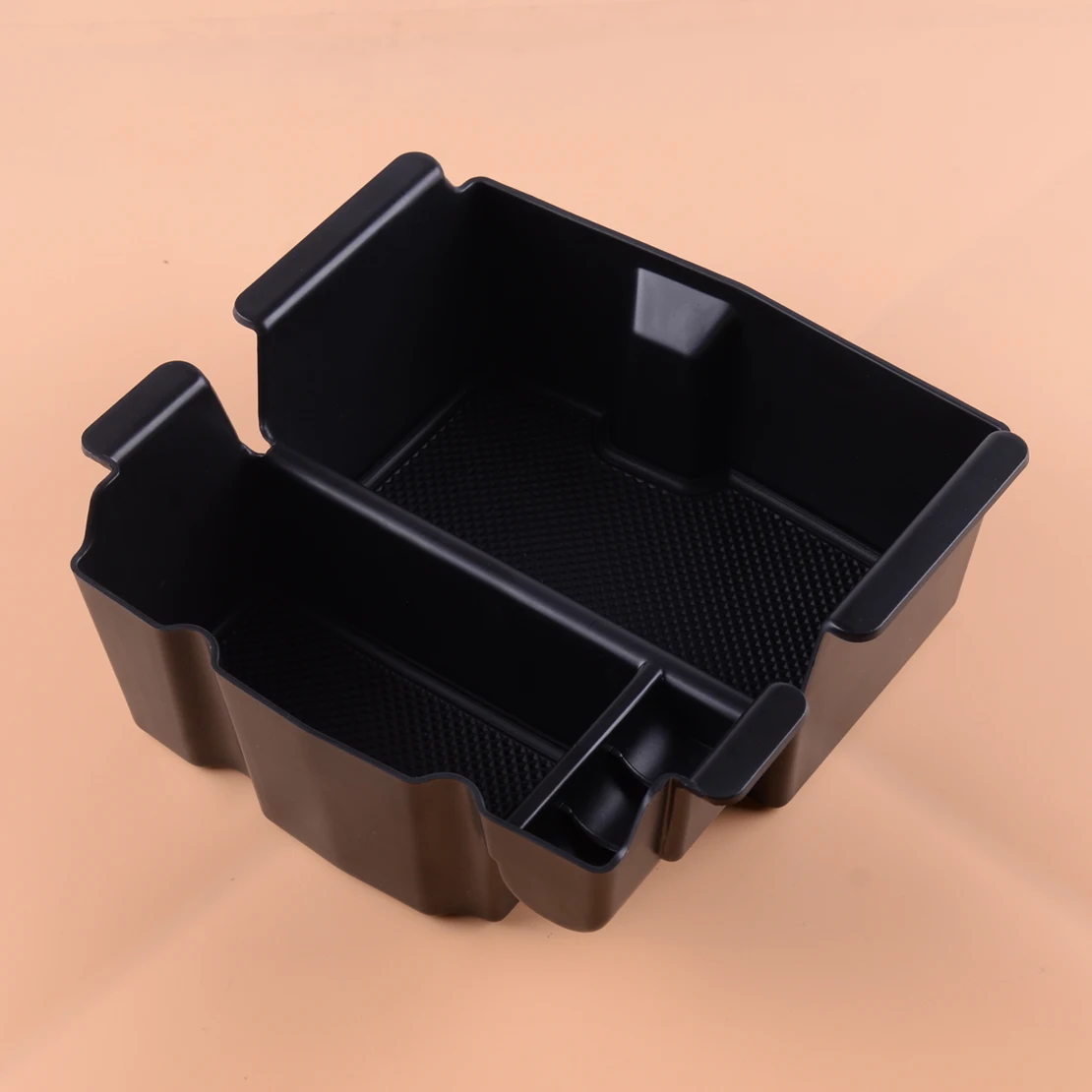 DWCX 19x17,8x6,3 см Автомобильная центральная консоль для салона подлокотник ящик для хранения лоток черный подходит для Jeep Wrangler JL JLU