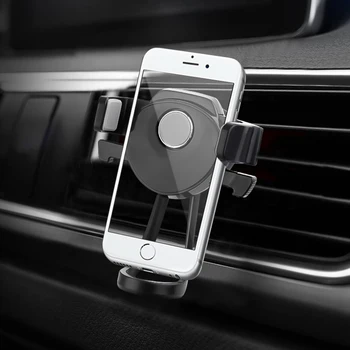 

Black New Car Styling ABS Plastic Air Vent Telescopic Adjustable Phone Firm Catcher Holder Accessories