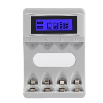 

USB 4 Slots LED Display Battery Charger AA / AAA Universal Rechargeable Battery Charge Adapter Batteries Charging