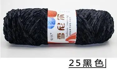 25 10pcs 1000 г/лот бархатная пряжа, мягкая протеиновая кашемировая пряжа, шелковая шерстяная пряжа для вязания крючком, хлопковая Детская шерстяная пряжа, свитер своими руками - Цвет: 25 10pcs