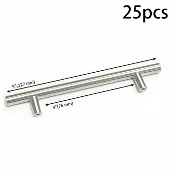

Grip Handle Screws Home Cabinet Wardrobe Door Knob Drawer Hardware 25pcs