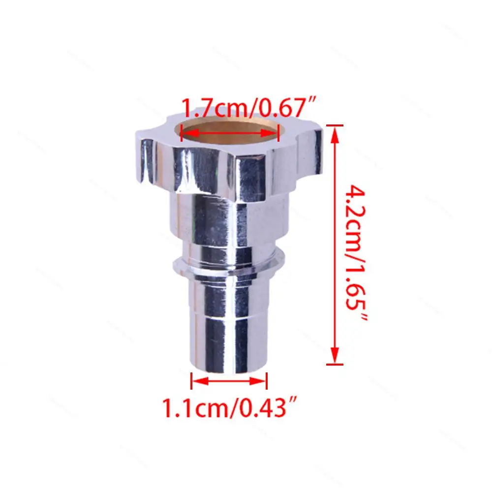 Quick Connector Hopper Adapter Copper Fast Joint Threadless Silver For PPS Spray Gun