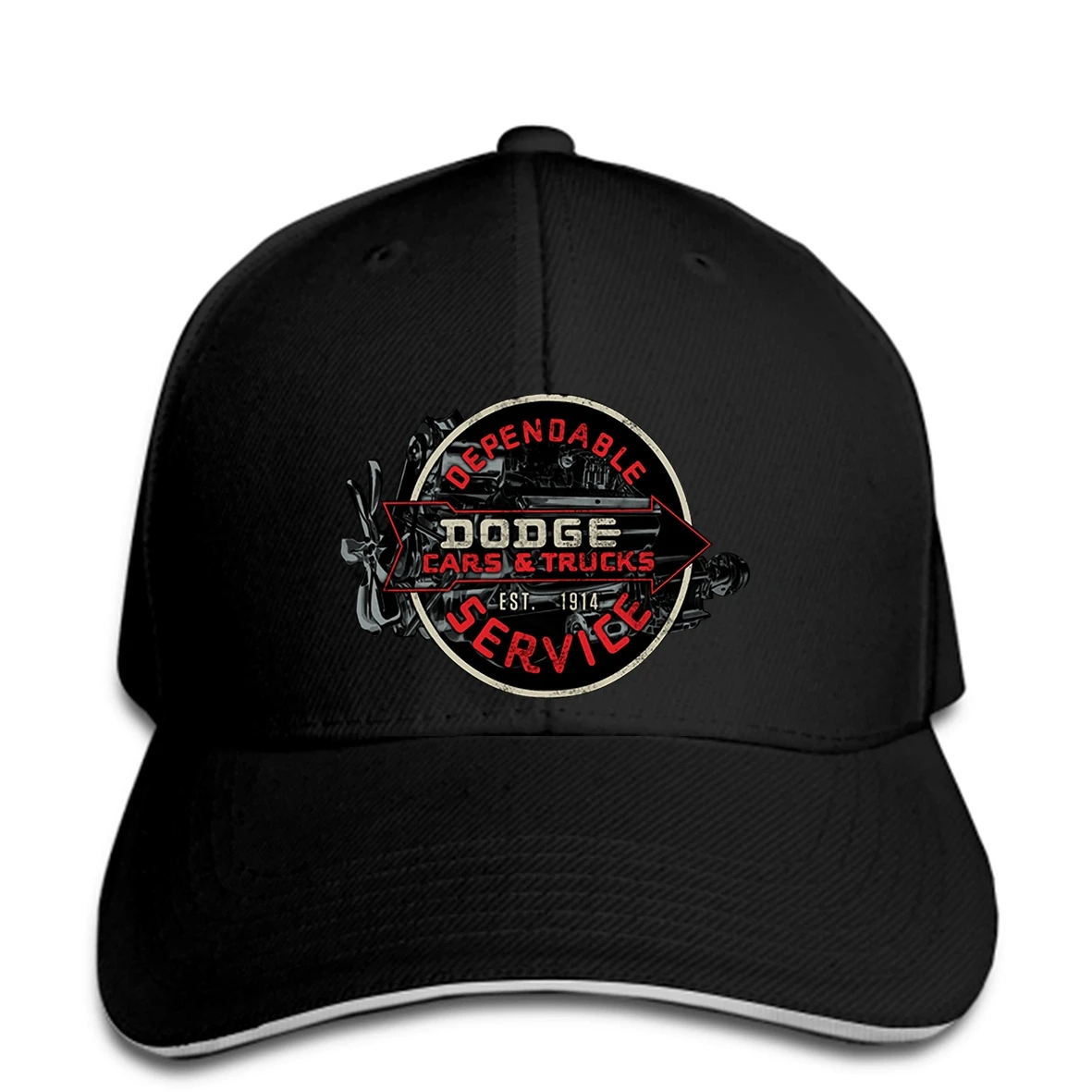 Большой и высокий Dodge Ram Hemi наклейка для мужчин snapback шляпа