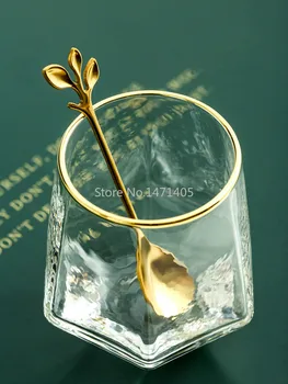 

Creative Glass Can Enter The Microwave Red Wine Glass Net Red Water Glass Simple and Fresh Teacup Cup Home or Gift