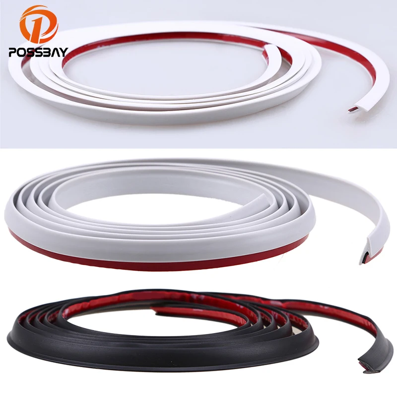 Posbay 1 7 м автомобильный Стайлинг Защита двери полоски резиновые края молдинги