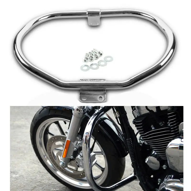 Мотоциклетный хромированный двигатель для защиты от ударов для Yamaha Harley Touring Sportster Softail Forty Eight Iron 883 6 видов стилей