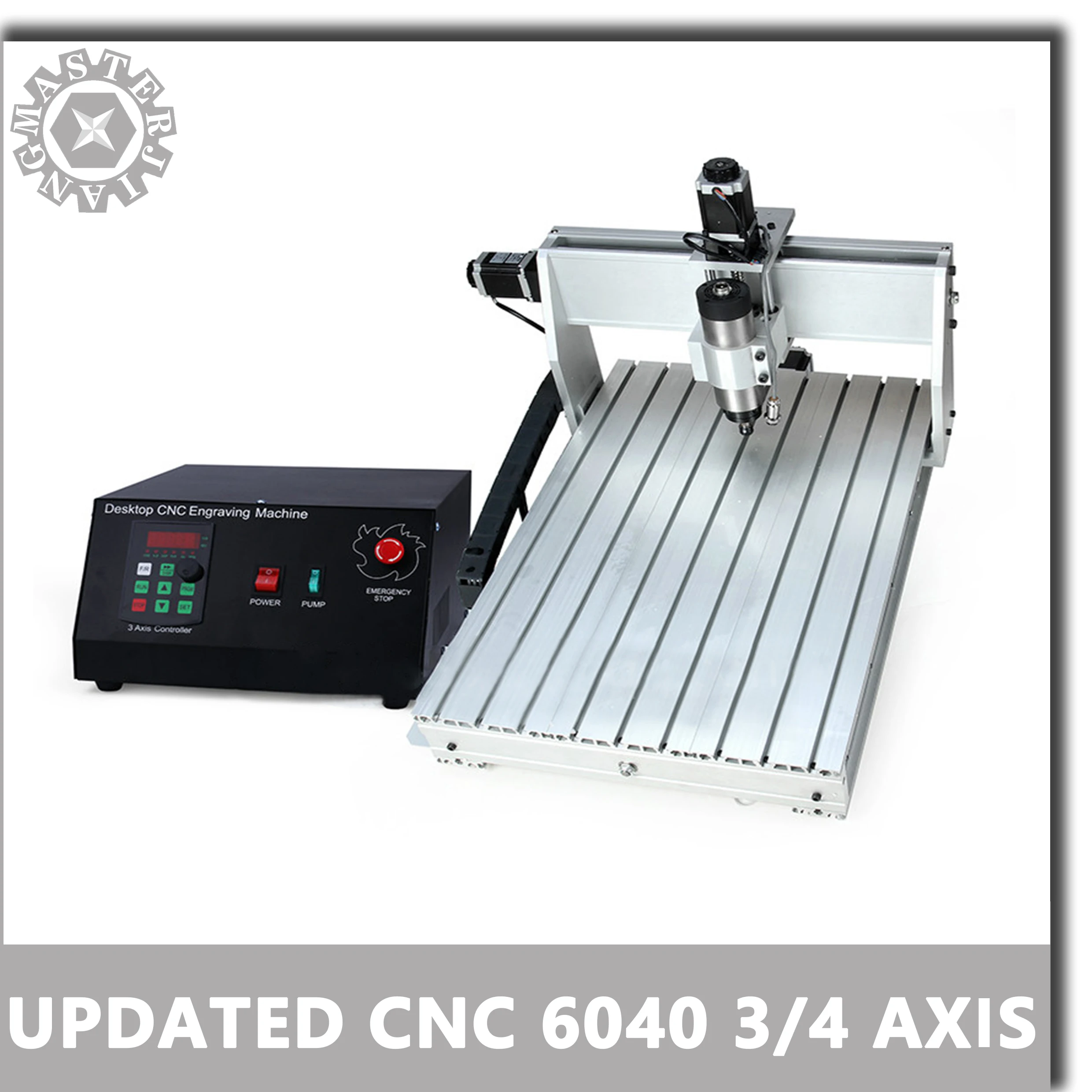 ЧПУ 6040 800 Вт/кВт 3 оси 4 Mach3 CNC воздушное охлаждение гравировальный станок USB