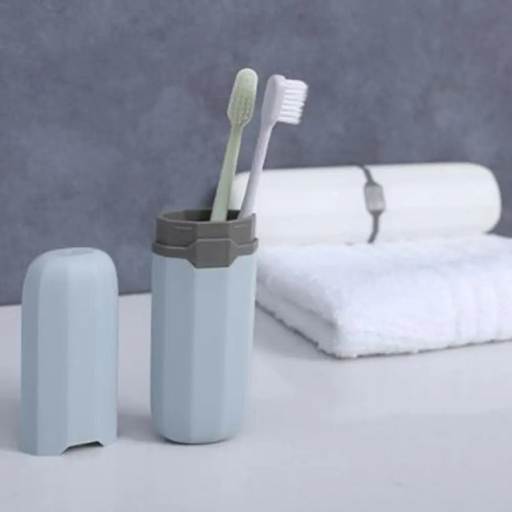 

Travel Portable Toothbrush Toothpaste Holder Storage Box Case Pencil Container