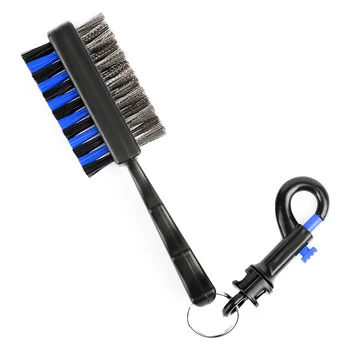 

Sports Ball Tool Portable Oversized Head Bristles Soft Nylon Accessories Groove Cleaner Golf Club Brush Practical Dual Sided