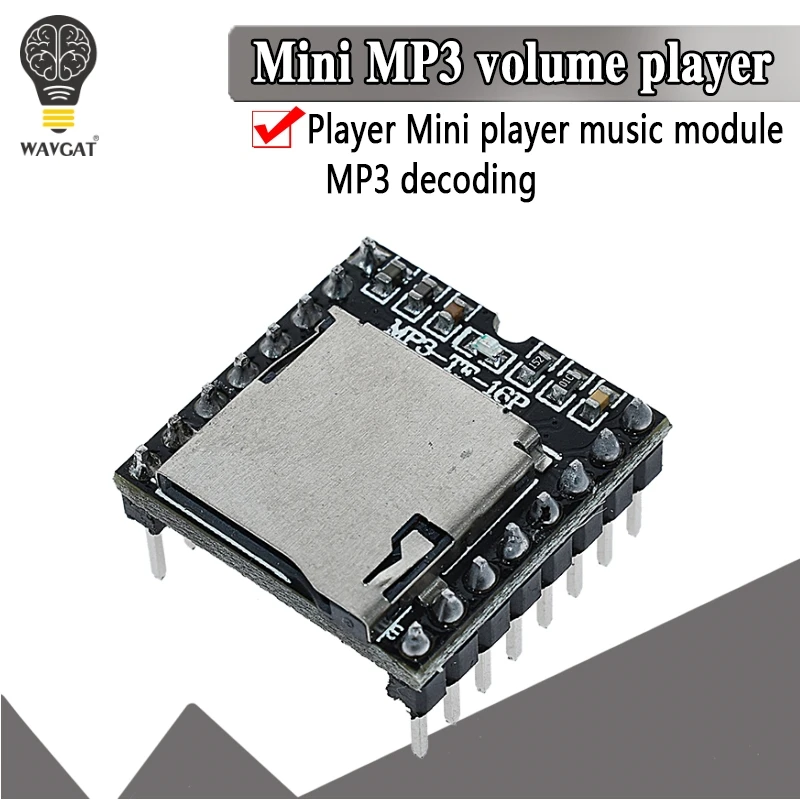 Mini Mp3 Player Module Tf Card U Disk Mini Mp3 Player Audio Voice ...
