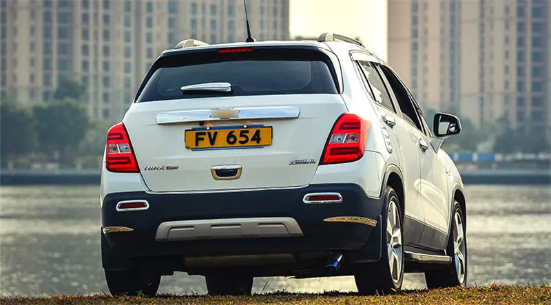 Автомобильный стильный задний фонарь для Chevrolet Trax, задний светильник 2013, светодиодный задний светильник Trax с DRL+ Реверс+ тормозной дизайн, задний светильник s
