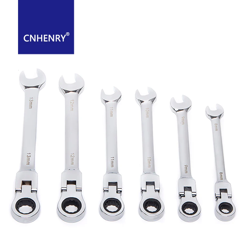 Ratchet Wrench Key Ratchet Wrench Spanner Socket Tool Flexible Reversible Head Combination Universal keys Car Tools