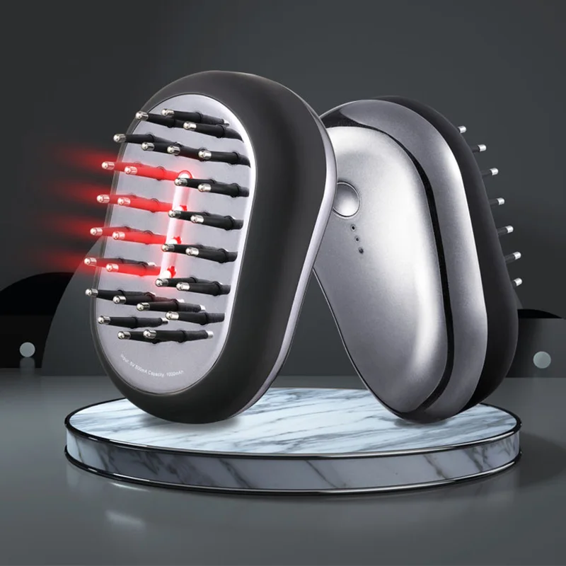 

Electric Laser Comb Scalp Massage EMS Ionic Infrared Hair Growth Brush Light Therapy Magic Hair Head Vibration Massager