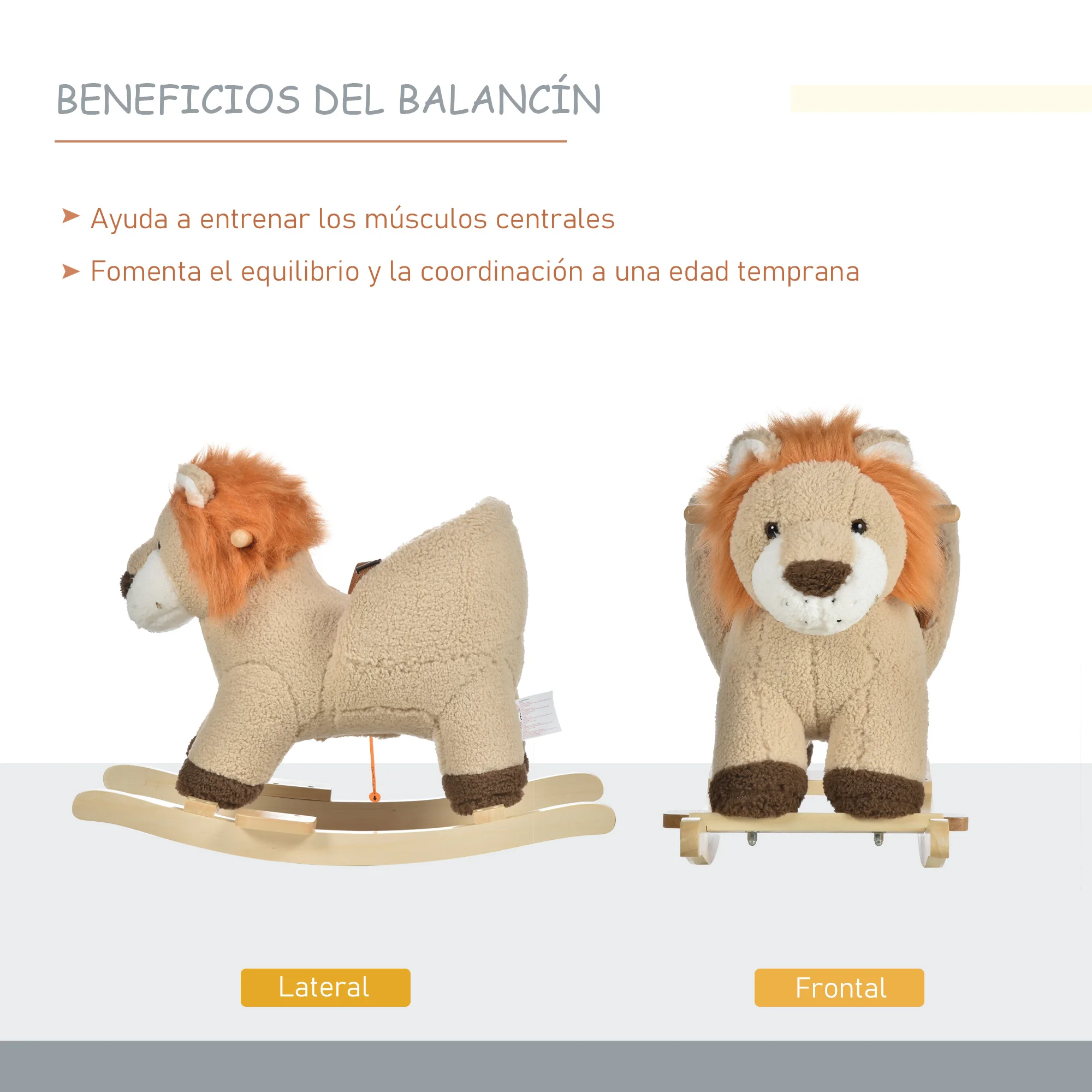 AIYAPLAY Caballito Balancín Con Sonido De Dragón – Base De Madera, Asiento Acolchado Y Cinturón De Seguridad, Para Niños De 18 A 36 Meses, Verde