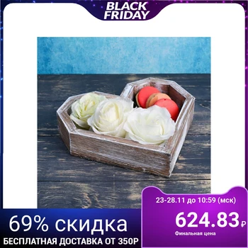 

Kashpo wooden "heart Lux", brushed by giim beautifully 4497997