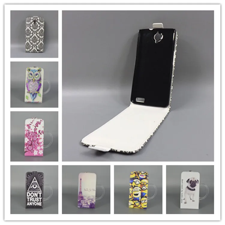 Alcatel One Touch Idol 6030 OT6030 OT-6030 6030X 6030A TCL S820Hot с милым принтом вертикальный откидной Чехол