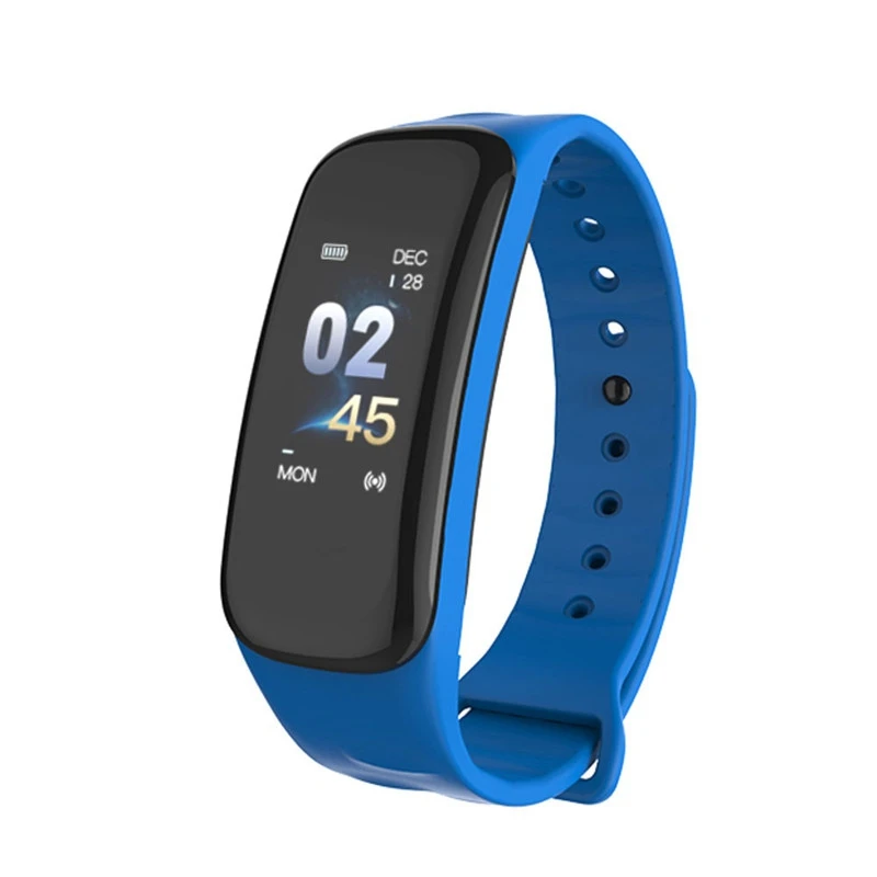 

New 2019 Smart Pedometer VS C1 Plus Fitness Tracker Waterproof Heart Rate Monitor Blood Pressure Smart Stride meter