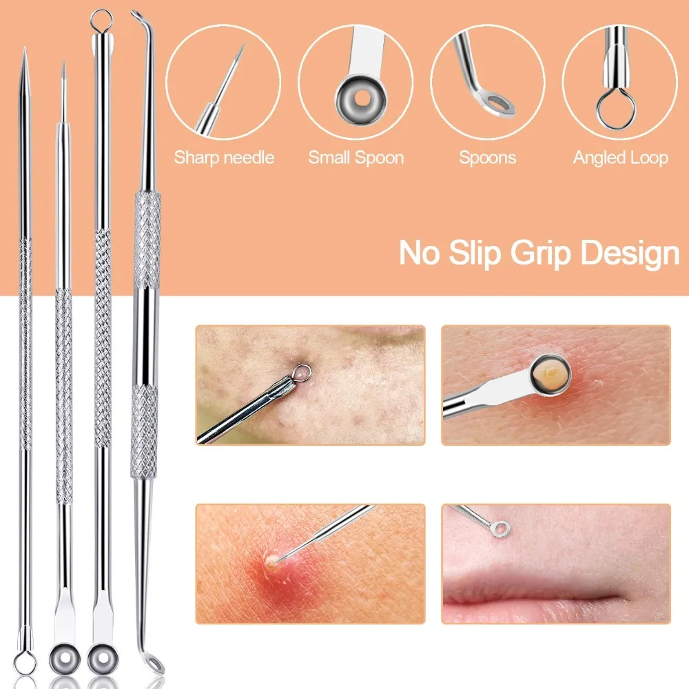 Blackhead Remover Pimple Popper Tool Kit 4