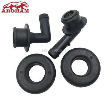 

53013360AA New Set 4 Pieces For 2000 2001 2002 2003 2004 Jeep Grand Cherokee 4.0L PCV CCV Vent Valve Elbows Grommets OEM