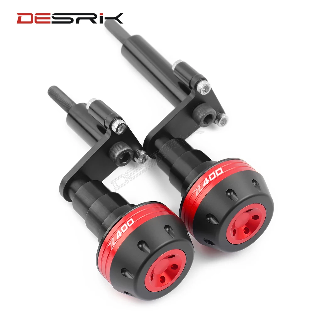 DESRIK For KAWASAKI Z400 Z 400 2018 2019 2020 Motorcycle Falling Protection Frame Slider Fairing Guard Anti Crash Pad Protector