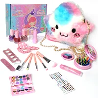 Fashion Kids Cosmetics Make Up Set Safe Washable Children's Makeup Set Box Princess Beauty Pretend Play Toys For Girl Baby Toys 1