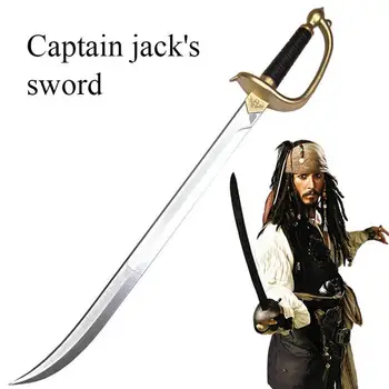 

76cm Caribbean Pirate Captain Jack Spallope Sword John Depp Role Playing Sword Props Children Entertainment Toys Festival Gifts