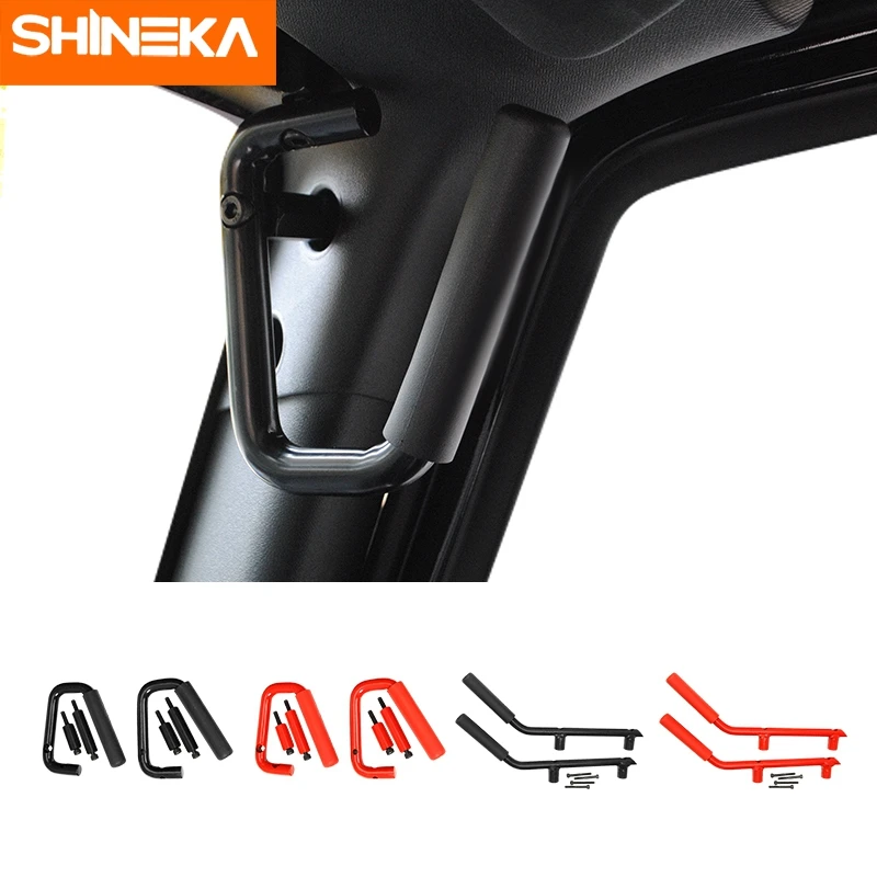 Shineka Armrests For Jeep Wrangler Jk 20072017 Car Front Rear Grab Bar