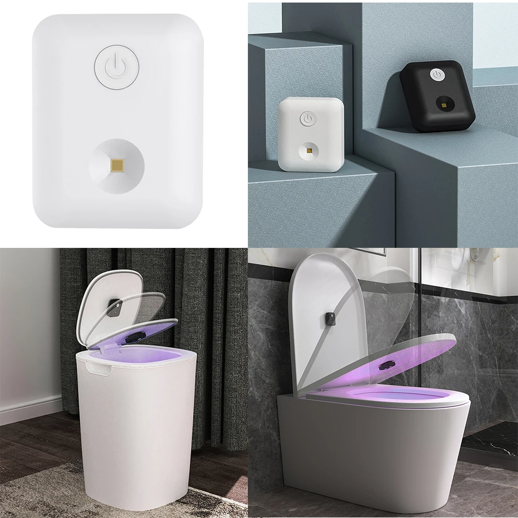Ultraviolet Rechargeable Disinfection Lamp Light for Toilet Bathroom Hotel