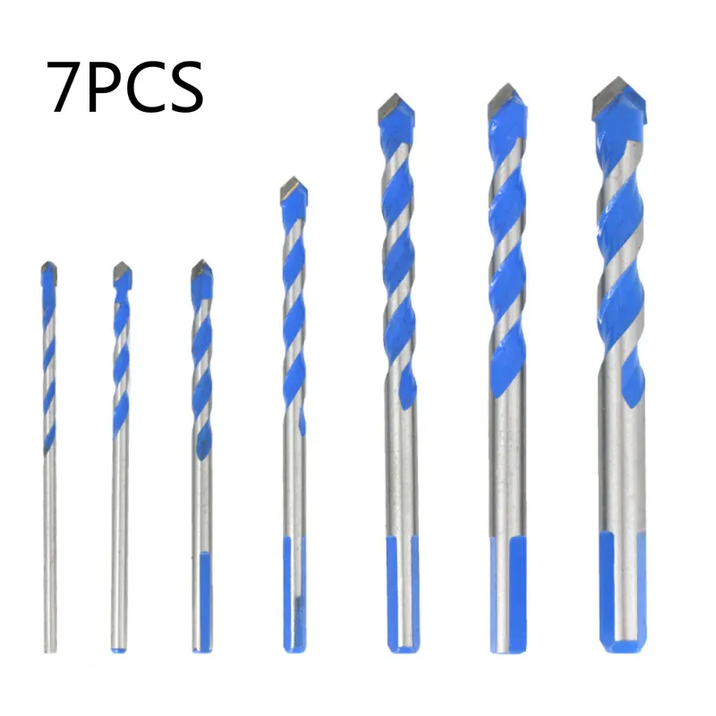 

3 4 5 6 8 10 12mm Multi-functional Glass Drill Bit Triangle Bits Ceramic Tile Concrete Brick Metal Stainless Steel Wood 02075