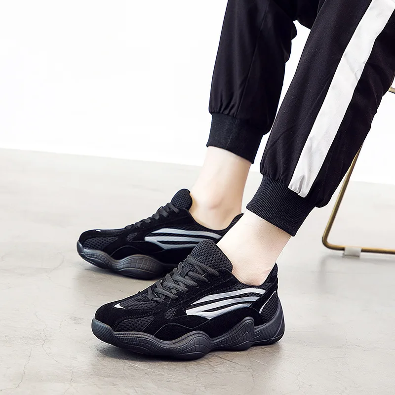 primavera y verano nuevo красный Harajuku moda cómoda salvaje Повседневный транспарантный malla Zapatos mujer