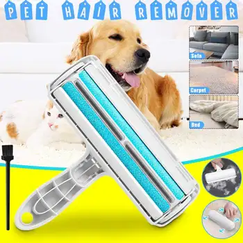 

Pet Dog Cat Hair Remover Cleaning Brush Fur Removing Roller Lint Brush Animals Hair Brush Car Clothing Couch Sofa Carpets Combs