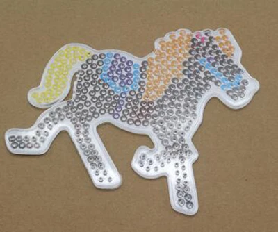Хама бусины доски шаблон 5 мм Perler основы для бусин доска с узорами Peg доски железные предохранители бусины шаблоны Tangram Jigsaw Board