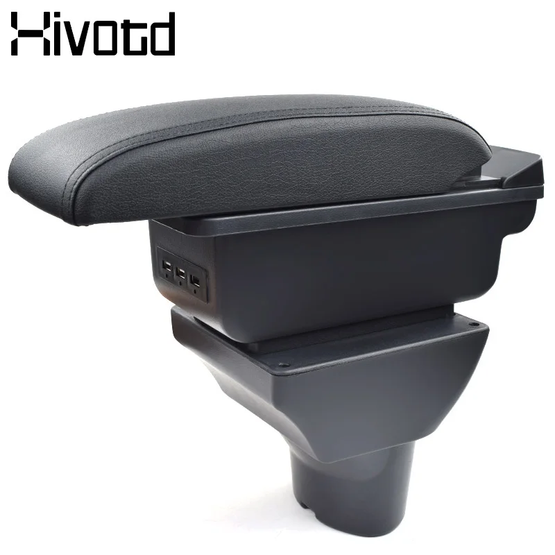 Hivotd для hyundai i20 автомобильные аксессуары подлокотник коробка для хранения USD интерфейс Подстаканник Пепельница интерьер молдинги 2009