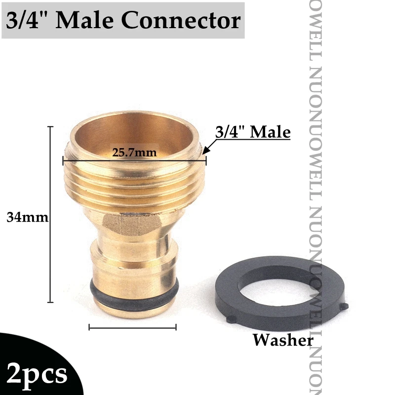 Brass Garden Lawn Water Hose Pipe Fitting Adaptor Connector Tap Nozzle LP 